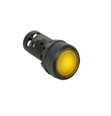 Кнопка с фиксацией с подсветкой OptiSignal Compact D22 С7-PHL-B510 желт. 1НО 24В AC/DC XB7NJ05B1 КЭАЗ 362112