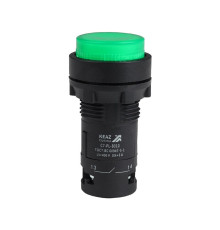 Кнопка с подсветкой OptiSignal Compact D22 С7-PL-B310 зел. 1НО 24В AC/DC XB7NW33B1 КЭАЗ 362090