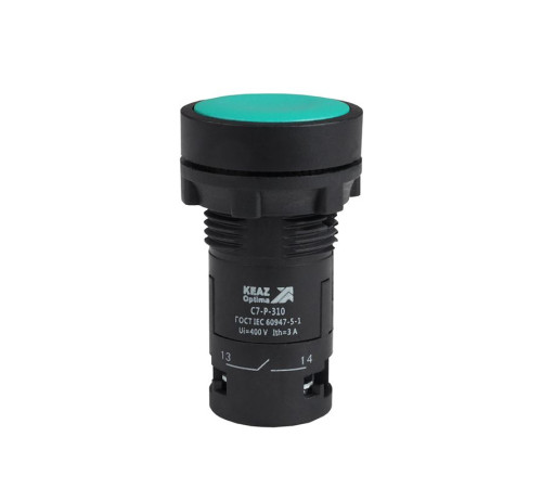 Кнопка OptiSignal Compact D22 С7-P-310 зел. 1НО XB7NA31 КЭАЗ 362032