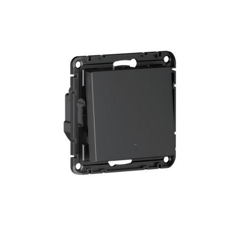 Выключатель 1-кл. AtlasDesign Smart 10А (сх. 1) L+N с подсветкой Zigbee механизм карбон SE ATN001013Z