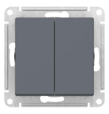 Выключатель 2-кл. AtlasDesign (сх. 2) 10А с самовозвратом механизм грифель SE ATN000717