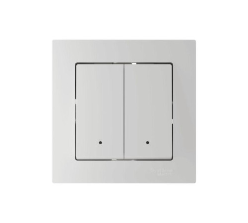 Выключатель 2-кл. AtlasDesign Smart 10А (сх. 5) L+N с подсветкой Zigbee механизм бел. SE ATN000153Z