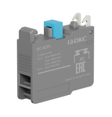 Блок контактный с клеммными зажимами под винт нормально-открытый DKC MC-NOPS