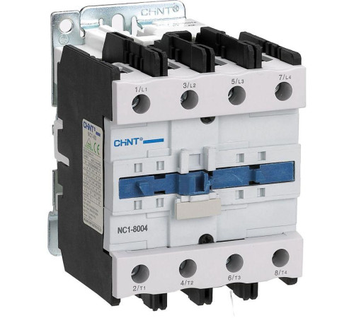 Контактор NC1-8008 80А кат. 230В AC 2НО+2НЗ (R) CHINT 222890