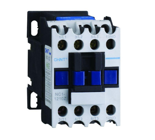Контактор NC1-1210Z 12А кат. 220В DC 1НО (R) CHINT 221436