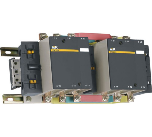 Контактор КТИ-51153 реверс 115А 400В/АС3 IEK KKT53-115-400-10