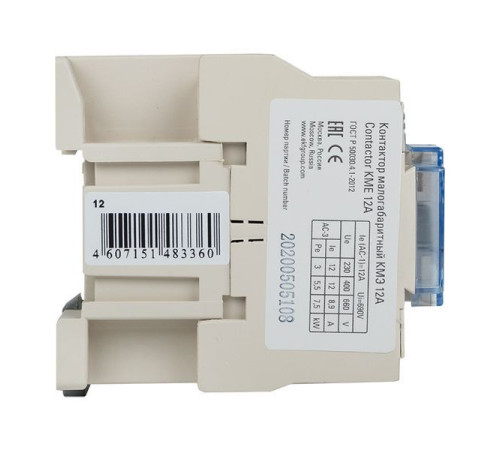 Контактор КМЭ 12А кат. 24В AC 1НО PROxima EKF ctr-s-12-24