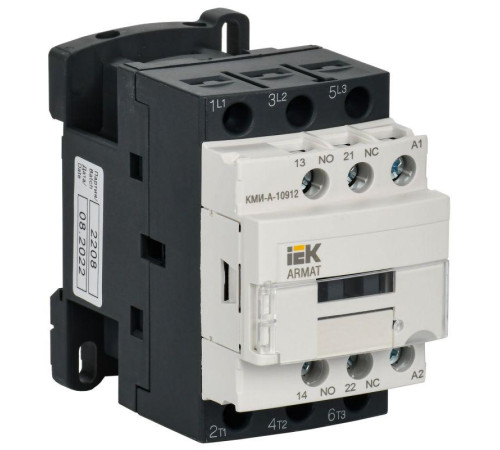 Контактор КМИ-А-10912 LC1D 9А кат. 400В AC 1НО+1НЗ AC-3 IEK AR-ACC-11-009-400-11 Контактор КМИ-А-10912 LC1D 9А кат. 400В AC 1НО+1НЗ AC-3 IEK AR-ACC-11-009-400-11