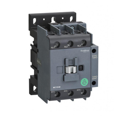 Контактор MC1E 3п 50А кат. 380В/400В AC 1НО+1НЗ SE MC1E50Q7