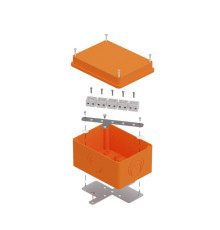 Коробка огнестойкая ОП 40-0351-FR1.5-10 E15-E120 150х110х90 RAL2004 Промрукав 40-0351-FR1.5-10