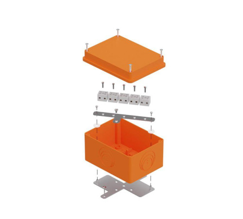 Коробка огнестойкая ОП 40-0351-FR1.5-10 E15-E120 150х110х90 RAL2004 Промрукав 40-0351-FR1.5-10