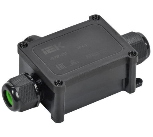Коробка распределительная герметичная WTP-411 IP68 3 ввода IEK UWB20-T-450-40-03-68