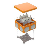 Коробка огнестойкая ОП двухкомпонентная 60-0300-FR2.5-12 Е15-Е120 100х100х50 Промрукав 60-0300-FR2.5-12