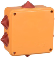 Коробка распаячная огнестойкая ПС 100х100х50 6P 4кв.мм IP55 6 вводов IEK UKF30-100-100-050-6-4-09