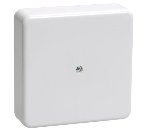 Коробка распаячная ОП 75х75х28 IP20 КМ41216-01 (6 клем. 6кв.мм) бел. IEK UKO10-075-075-028-K01 Коробка распаячная ОП 75х75х28 IP20 КМ41216-01 (6 клем. 6кв.мм) бел. IEK UKO10-075-075-028-K01