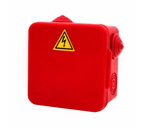 Коробка распределительная огнестойкая 100х100х50мм IP54 КРОПС-П1 FRJB-KM-P1-4-04-КРОПС-IP54 КРОПС-П1 для кабелей до 4кв.мм 4 клеммы КМ KR0013