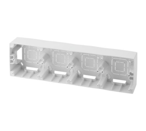Коробка наклад. монтажа 4 поста Эра12 бел. 12-6104-01 ЭРА Б0043190