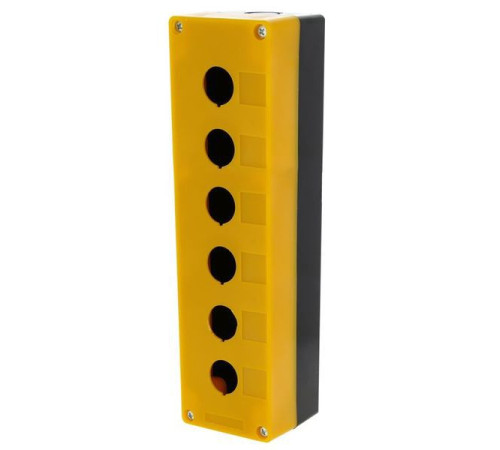 Корпус КП106 6 кнопок пластик. желт. EKF cpb-106-o