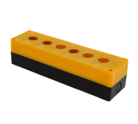 Корпус КП106 6 кнопок пластик. желт. EKF cpb-106-o