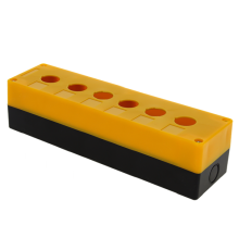 Корпус КП106 6 кнопок пластик. желт. EKF cpb-106-o