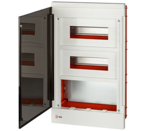 Щит распределительный со слаботочным отсеком MultiBox bs-24f встраиваемый пластиковый 24 модуля IP40 Эра Б0059317