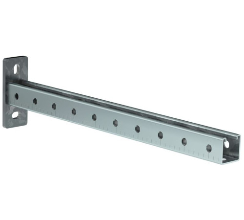 Консоль STRUT 41х41 осн.300 сталь HDZ гор. оцинк. IEK CLM50D-CSO-41-41-03-HDZ