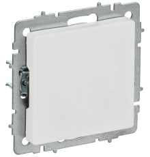 Заглушка BRITE МЗ10-БрАБ с суппортом механизм арктич. бел. IEK BR-PL10-K91