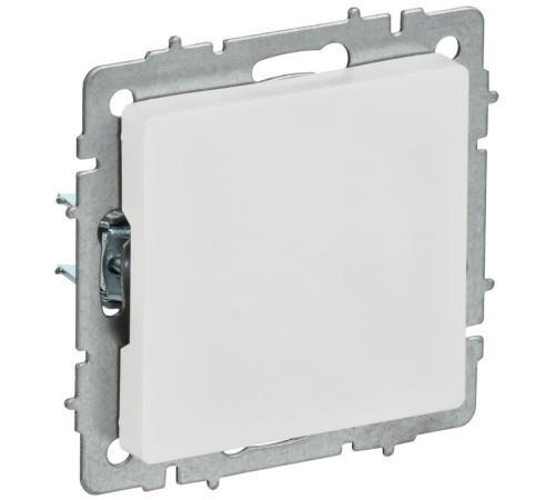 Заглушка BRITE МЗ10-БрАБ с суппортом механизм арктич. бел. IEK BR-PL10-K91