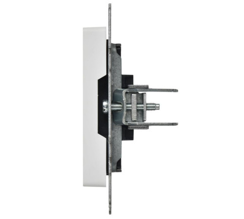 Заглушка BRITE МЗ10-БрАБ с суппортом механизм арктич. бел. IEK BR-PL10-K91