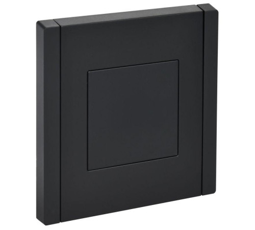 Заглушка с суппортом FORTE&PIANO FP141 черн. IEK FP-PL10-K02