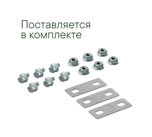 Крышка на Ответвитель Т осн.200 R=300мм в компл. с крепежн. элемент. и соединения пластинами гор. цинк DKC LK0203KHDZ