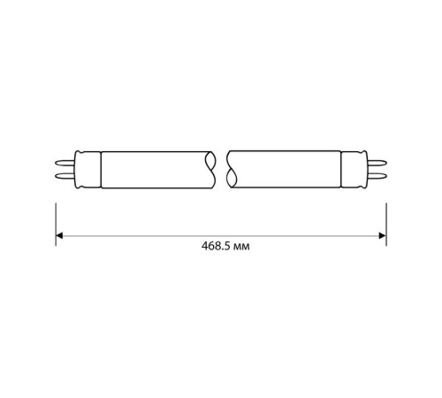 Лампа люминесцентная FT4-16W/54 16Вт T4 6500К G5 Camelion 3372