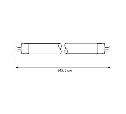 Лампа люминесцентная FT8-10W/54 10Вт T8 6500К G13 Camelion 3006