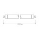 Лампа люминесцентная FT8-10W/54 10Вт T8 6500К G13 Camelion 3006