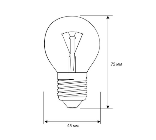 Лампа накаливания MIC D CL 40Вт E27 Camelion 9874