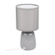 Светильник настольный JH2-02-gy E14 IP20 130х130х255мм керамика; ткань; PVC-пластик сер. JazzWay 5062320