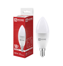 Лампа светодиодная LED-СВЕЧА-VC 18Вт свеча 4000К E14 1620лм 230В IN HOME 4690612065304