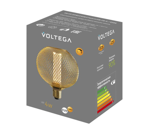 Лампа светодиодная Loft Led DP82293 4Вт 1800К E27 DIM Voltega 8566