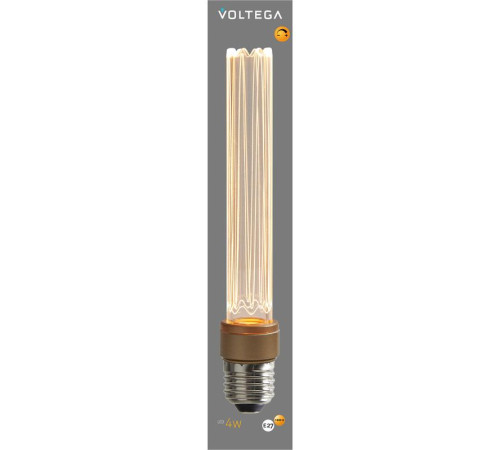Лампа светодиодная филаментная Loft 271 T30 4Вт 1800К E27 DIM Voltega 8570