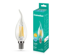 Лампа светодиодная филаментная LED12-CW35-FL/845/E14 12Вт 220В Camelion 13711