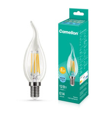 Лампа светодиодная филаментная LED12-CW35-FL/845/E14 12Вт 220В Camelion 13711