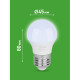 Лампа светодиодная GREEN LINE P45-10W-865-E27 GL 10Вт шар 6500К свет холод. E27 Эра Б0067039