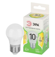 Лампа светодиодная GREEN LINE P45-10W-830-E27 GL 10Вт шар 3000К свет тепл. E27 Эра Б0066977