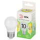 Лампа светодиодная GREEN LINE P45-10W-830-E27 GL 10Вт шар 3000К свет тепл. E27 Эра Б0066977