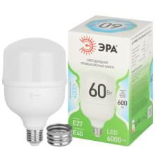 Лампа светодиодная GREEN LINE POWER T100-60W-840-E27/E40 GL 60Вт колокол 4000К яркий свет бел. E27/E40 Эра Б0067072