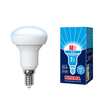 Лампа светодиодная LED-R50-7W/NW/E14/FR/NR Norma 7Вт матовая E14 (упак. картон) Volpe UL-00003844
