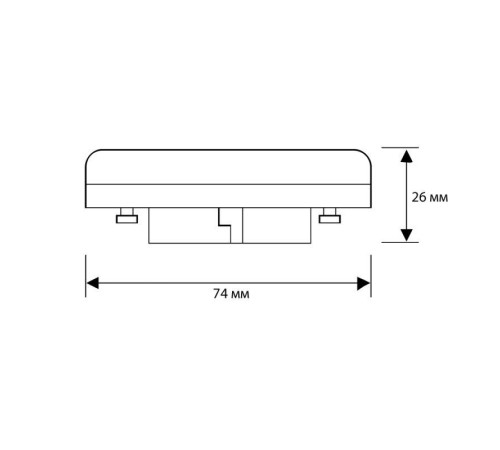 Лампа светодиодная LED8-GX53/845/GX53 8Вт 220В Camelion 13473