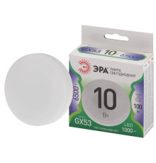 Лампа светодиодная GREEN LINE GX-10W-865-GX53 GL 10Вт таблетка 6500К свет холод. GX53 Эра Б0067029