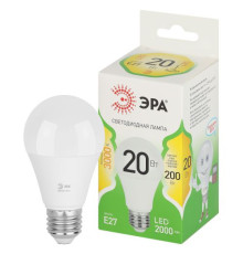 Лампа светодиодная GREEN LINE A60-20W-830-E27 GL 20Вт груша 3000К свет тепл. E27 Эра Б0067106