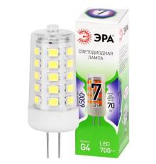 Лампа светодиодная GREEN LINE LED G4-JC-7W-865-12V GL G4 7Вт капсула 6500К холод. бел. Эра Б0067194